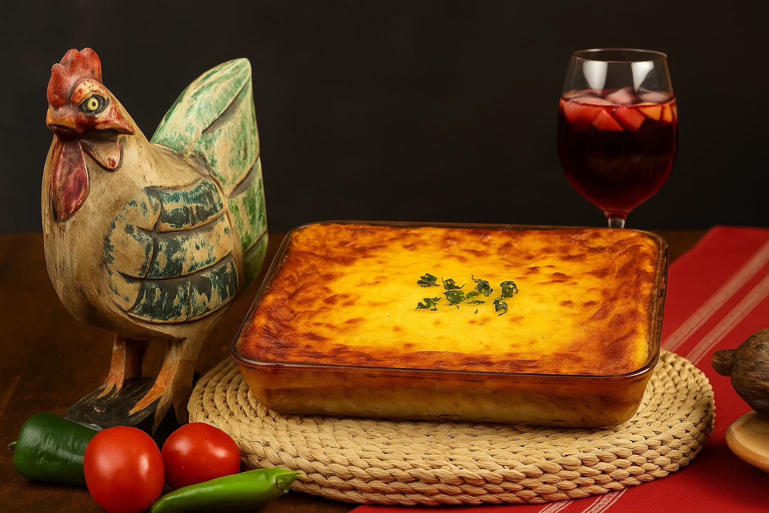 Cassava and Ground Beef Pie